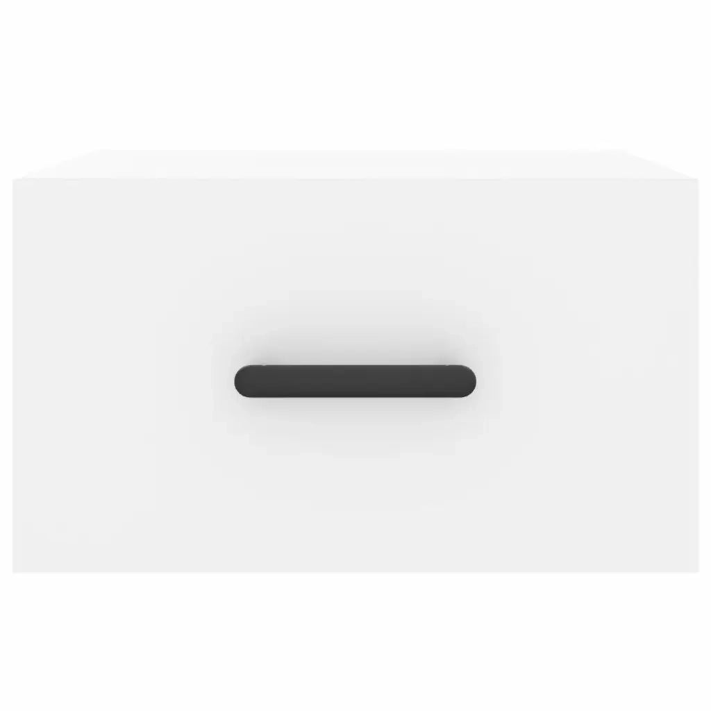 Comodini a Muro 2 pz-Set di 2 Tavolino da notte Bianchi 35x35x20 cm