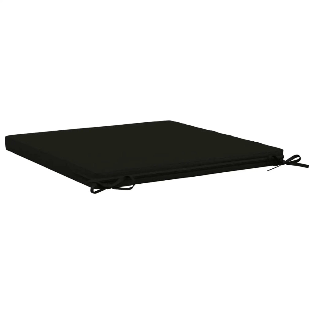 Cuscini per Sedia in 4 Pezzi SOEST 4 pz 100% Poliestere Nero 945006