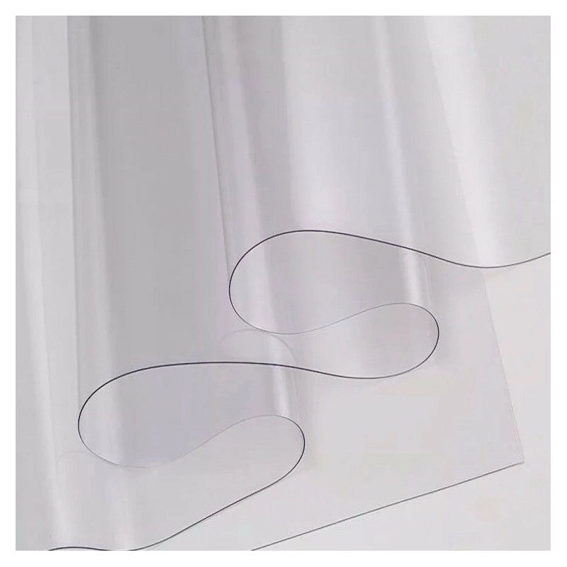 Telo PVC Trasparente - Altezza 140cm, Spessore 0.80mm: Resistente, Impermeabile, Vendita al Metro - Ideale per Interni, Esterni, Uso Industriale