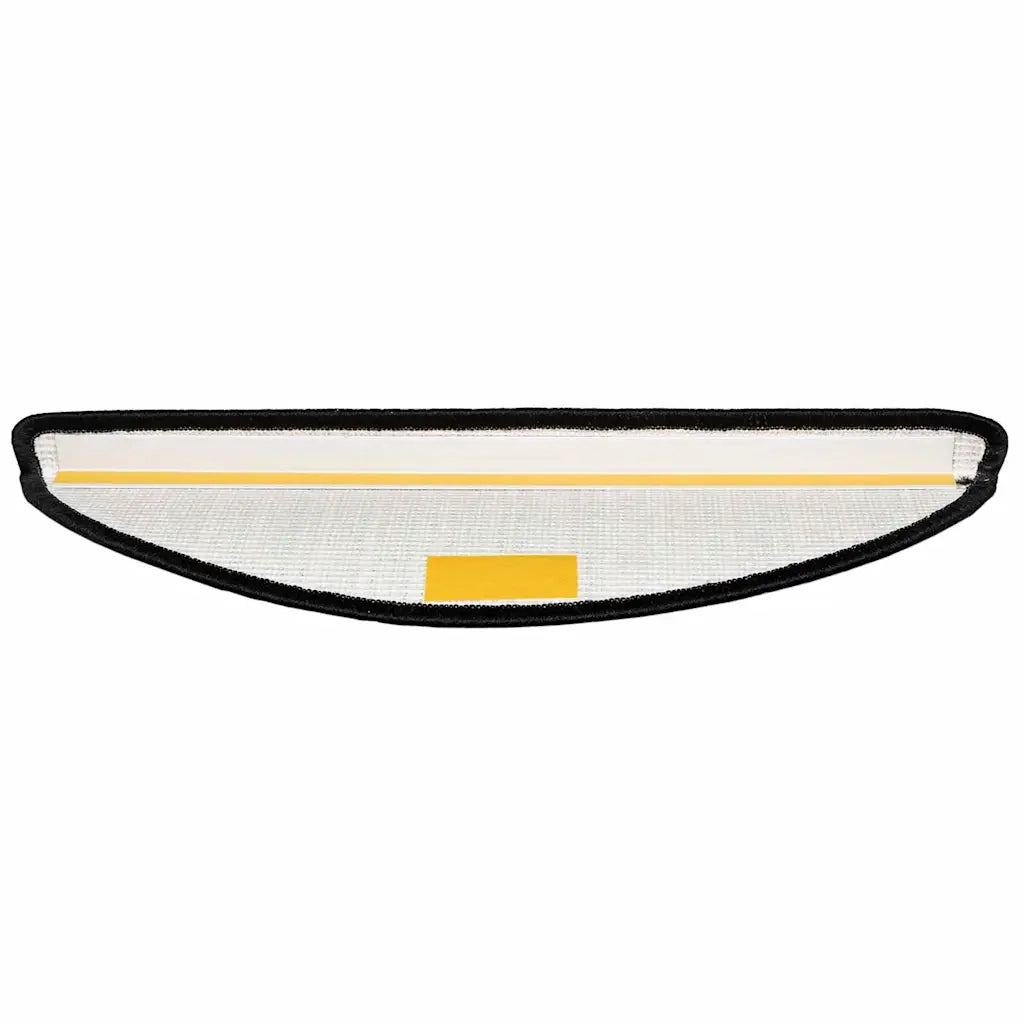 Tappetini per scale autoadesivi 15 pcs Antracite 56 x 17 x 3 cm