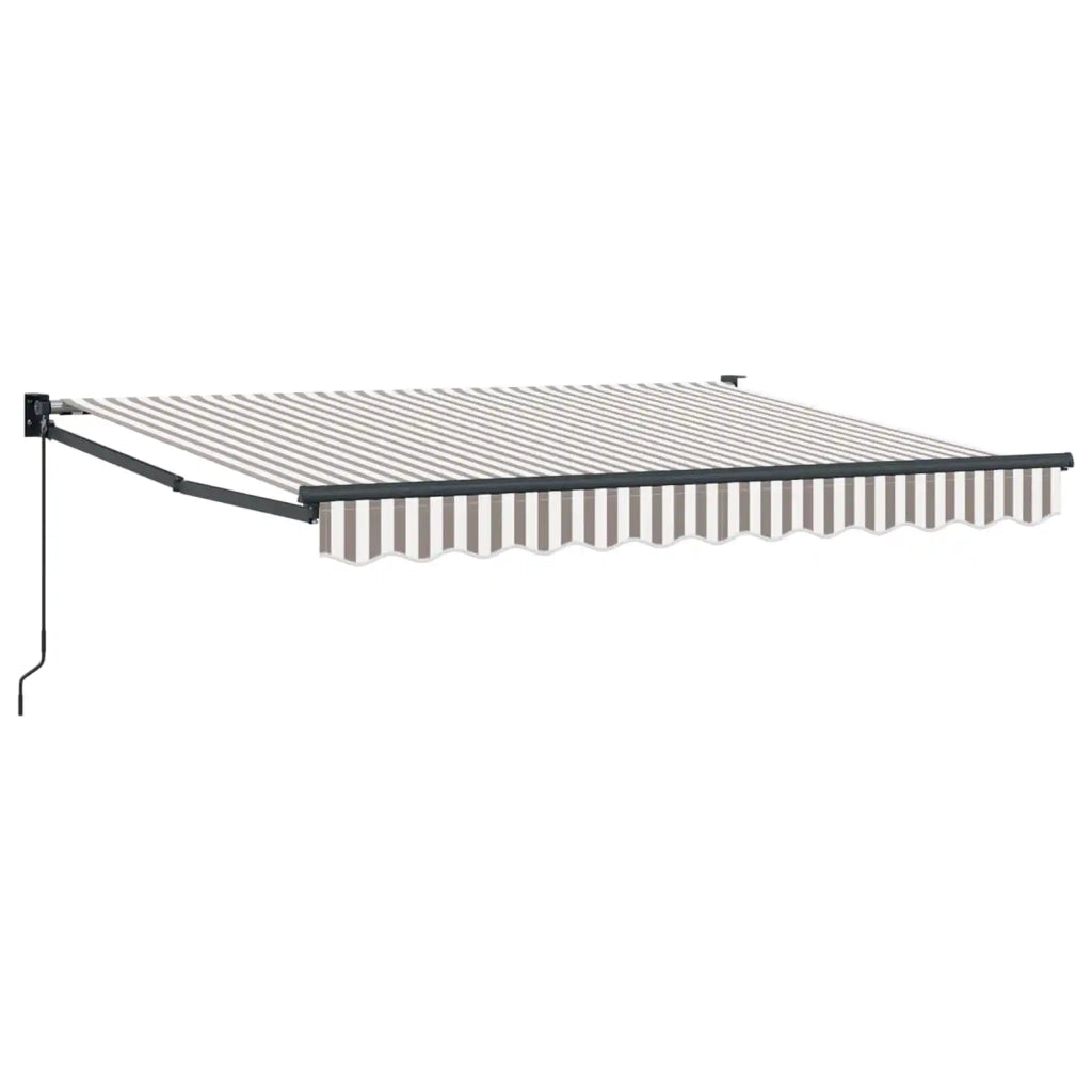 Tenda retrattile Grigio chiaro e bianco 3,5 x 2,5 m 3425958