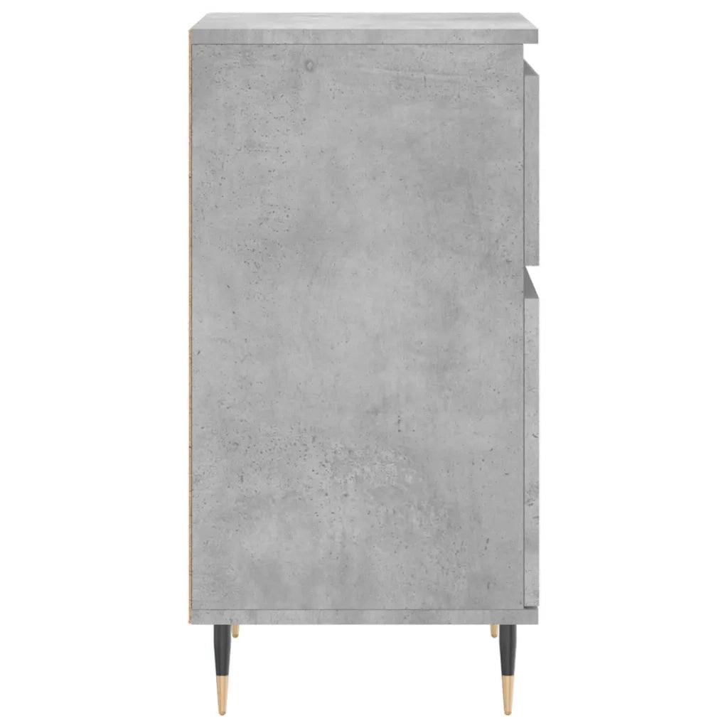 Credenza | Madia | Buffet da pranzo | Armadio da pranzo Grigio Cemento 40x35x70 cm in Legno Multistrato