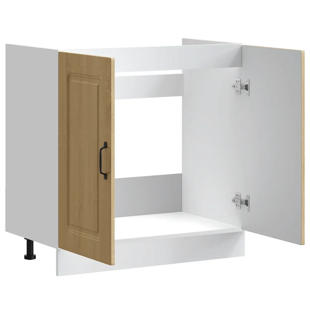 Pensile da cucina | Mobile base lavello Kalmar Rovere Sonoma 80x46x81,5 cm