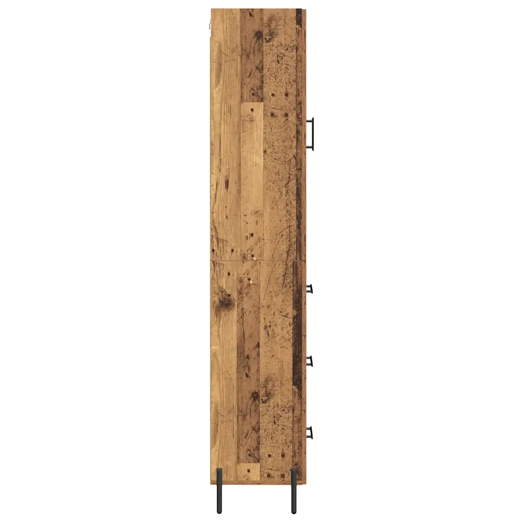 Credenza-Buffet-Armadio da cucina Legno vecchio 34,5 x 34 x 180 cm Legno multistrato 855893