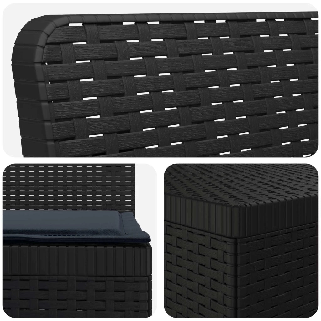 Divano 7 Posti da Giardino con Cuscini Aspetto Rattan PP 3444145