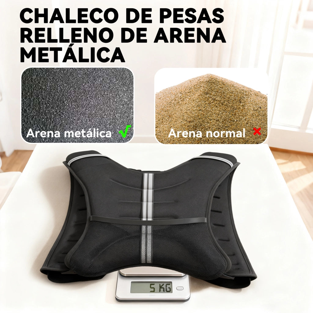 Giubbotto Zavorrato ¨C Minimal ¨C 5 kg Nero
