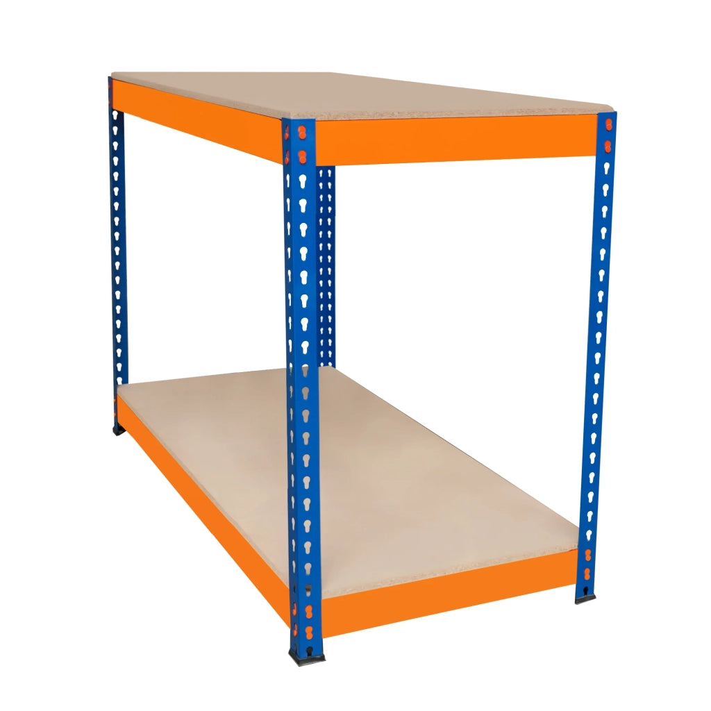 Banco da Lavoro a 2 Ripiani S-Rax - Postazione di lavoro 300kg - 120x60x90cm