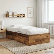 Struttura letto a pavimento Legno antico 80 x 200 cm 3429544