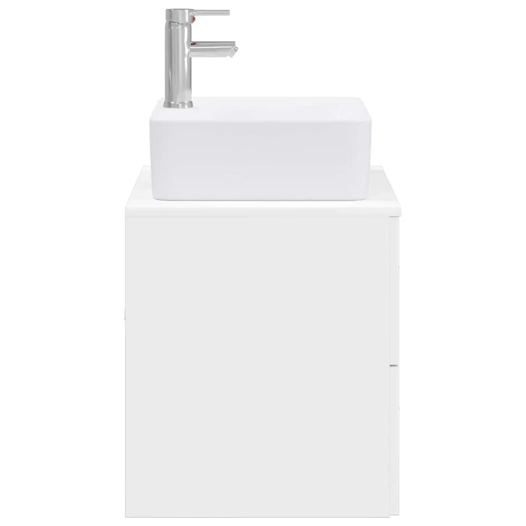 Set di mobili per il bagno Bianco Legno ingegnerizzato 3404382