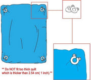 12 clip per tenda da letto - per tende da letto sottili - 12 pezzi