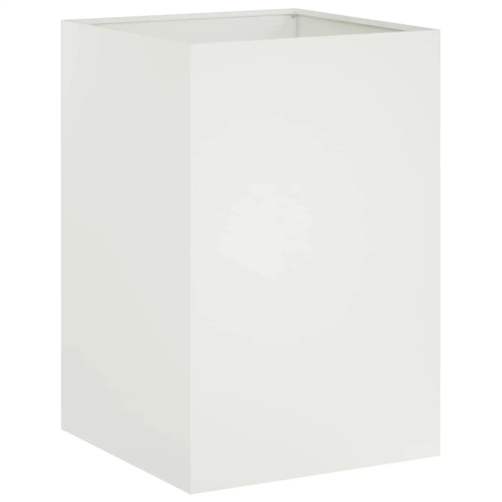 Vaso da giardino 2 pz Bianco 50 x 50 x 75 cm 8005389