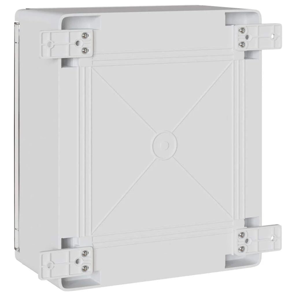 Armadio elettrico moderno 30 x 16,5 x 35 cm resistente stile contemporaneo uso interno/esterno plastica grigia 02_0058210