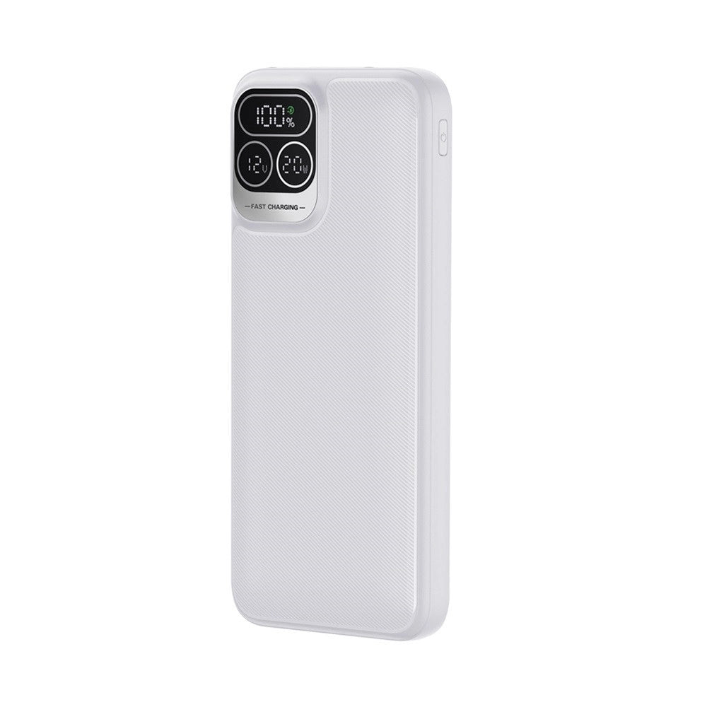 Trade Shop - Power Bank A Ricarica Rapida 15000mah 66w Con Display Led Digitale 4 Cavi Integrati Q-cd554 -