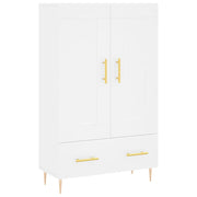 Buffet credenza cassettiera mobiletto mobile contenitore organizer cucina soggiorno salotto alto 69,5 x 31 x 115 cm legno ingegnerizzato bianco 02_0032503