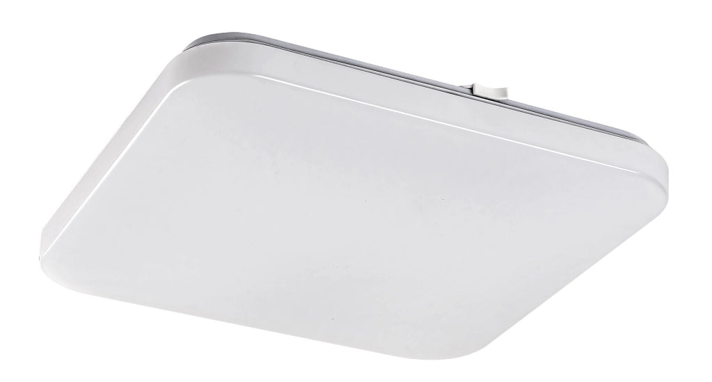 Plafoniera LED quadrata 32,5cm 20W bianca sensore Rabalux