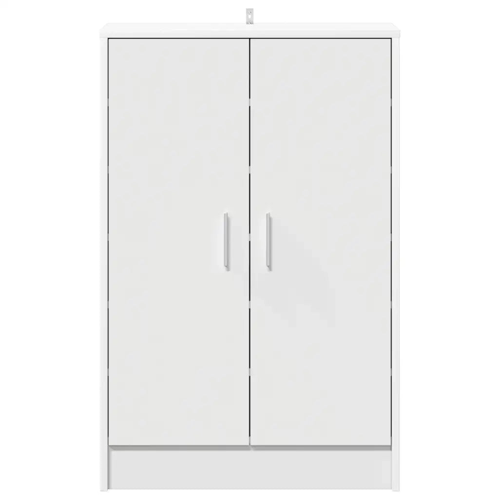Scarpiera Bianca 60x35x92 cm in Truciolato 808927