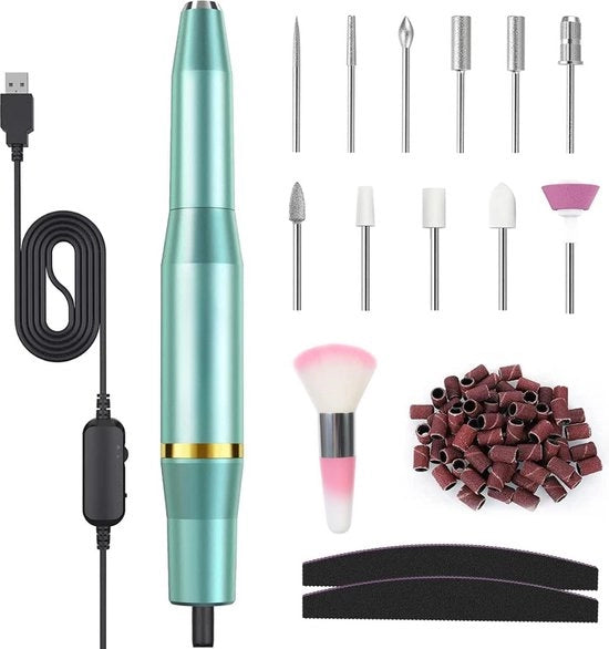 Vijilatrice elettrica per unghie - Senza unghie - Manicure - Pedicure - Anche per unghie in gel - Cura perfetta per le unghie