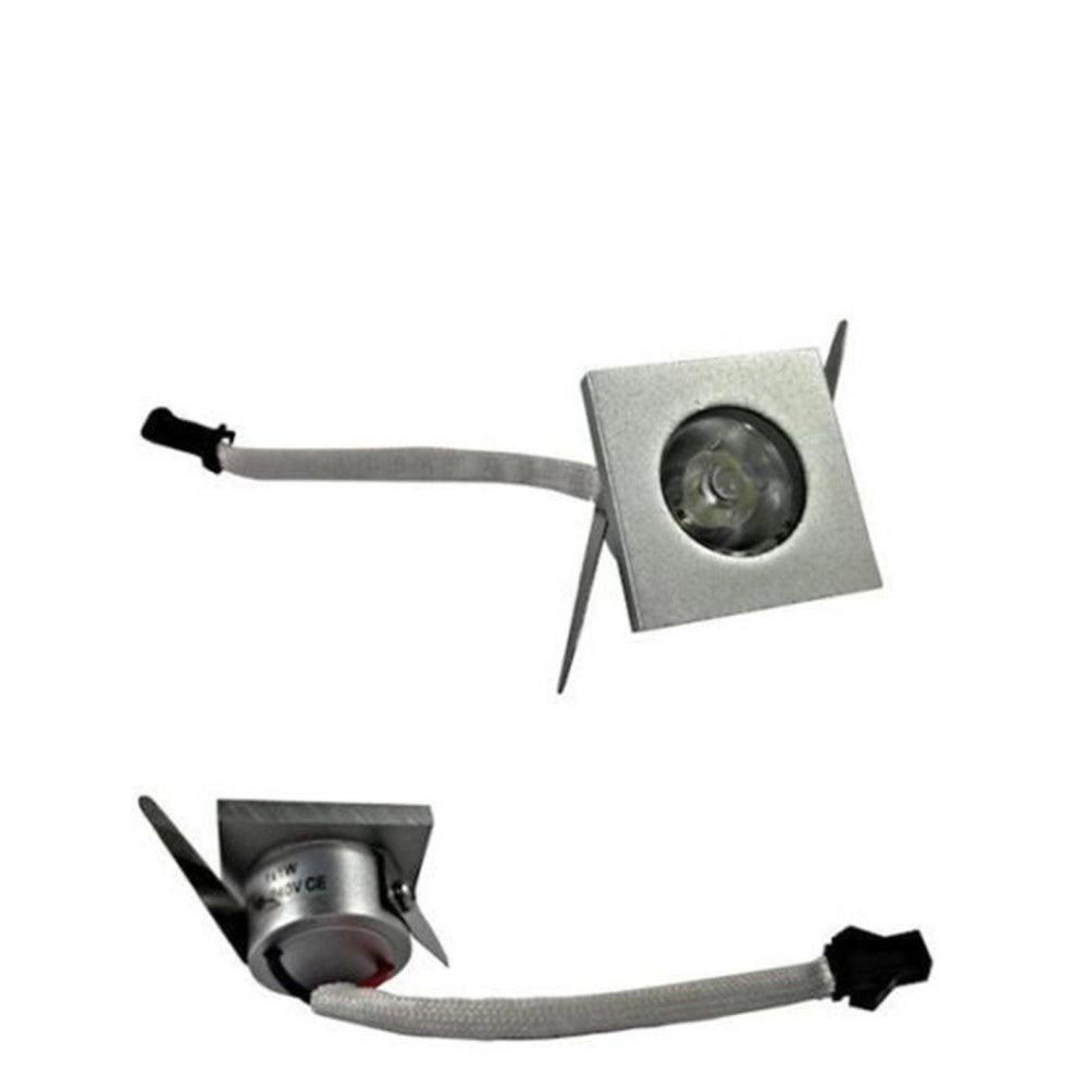 Trade Shop - Faretti Da Incasso A Led Per Cielo Stellato Scale Stellate Luce Fredda Calda - -bianco Freddo  Quadrato    -