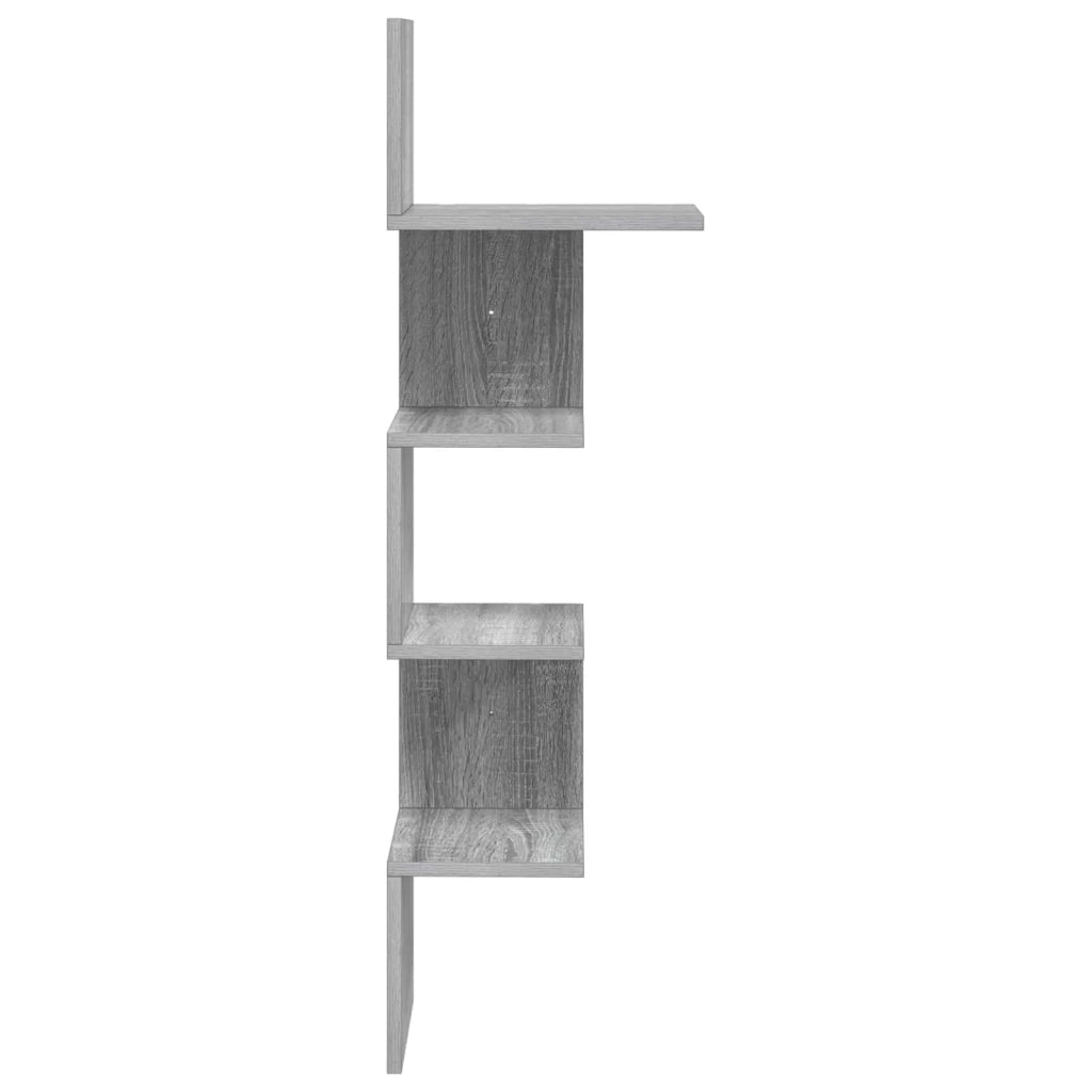 Scaffale da parete A parete Grigio 32 x 21 x 107 cm 8012137