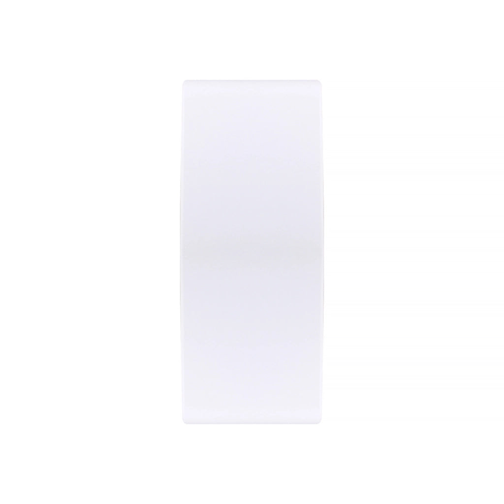 LAMAPADA DA PARETE PER ESTERNO IP65 CON ATTACCO E27 - APPLIQUE IN ALLUMINIO BIANCO E VETRO IDEALE PER GIARDINI E VIALETTI