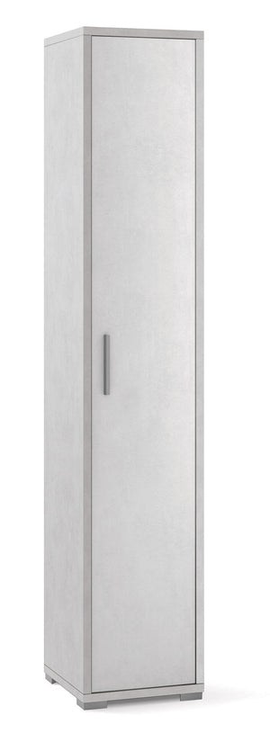 Armadio 1 Anta 39x199x41 cm Ossido Bianco