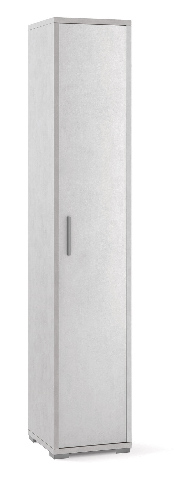 Armadio 1 Anta 39x199x41 cm Ossido Bianco