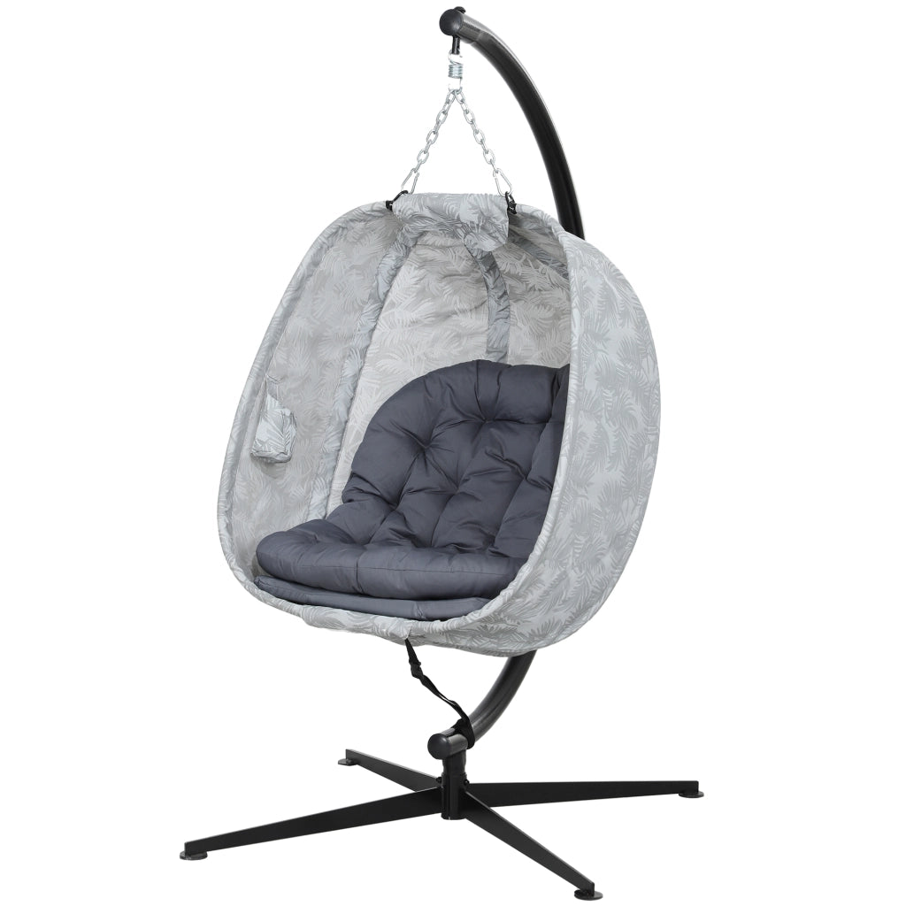 Amaca a uovo con cuscino ¨C zephmum ¨C grigio 100x120x200 cm