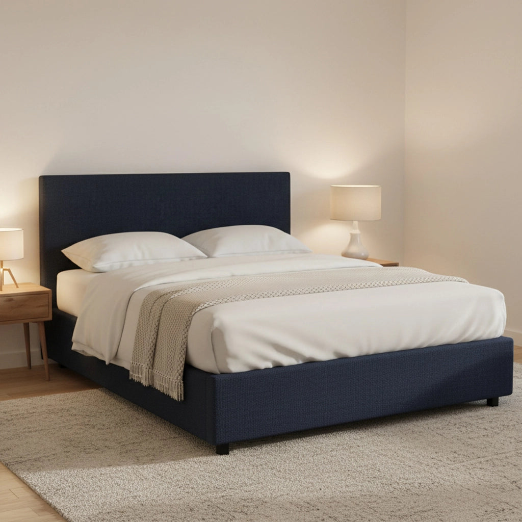 Redditch, Letto Piazza e Mezza Sfoderabile Made in Italy, Viola Scuro