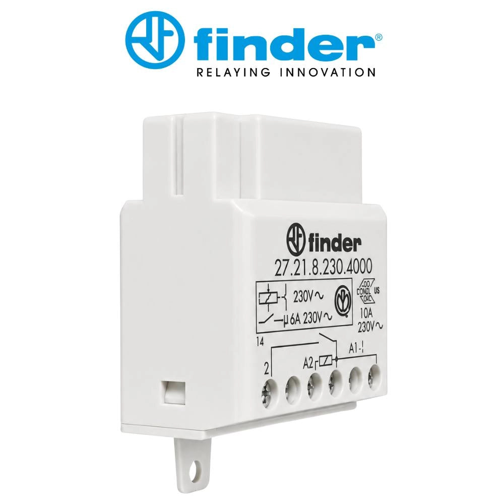 Relè ad impulsi unipolare 10a 230v ac finder serie 27
