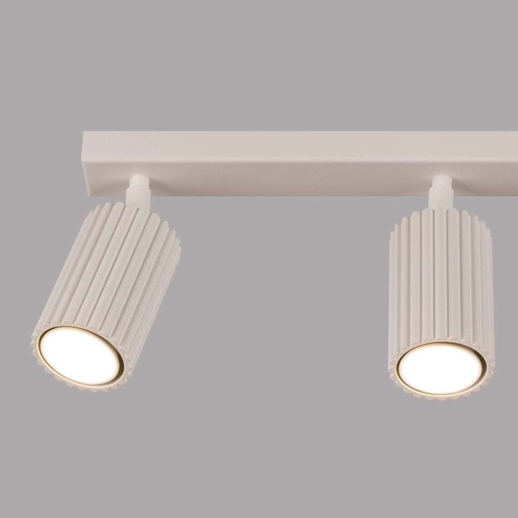 Plafoniera moderna beige 45cm 3 spot GU10 PureLume