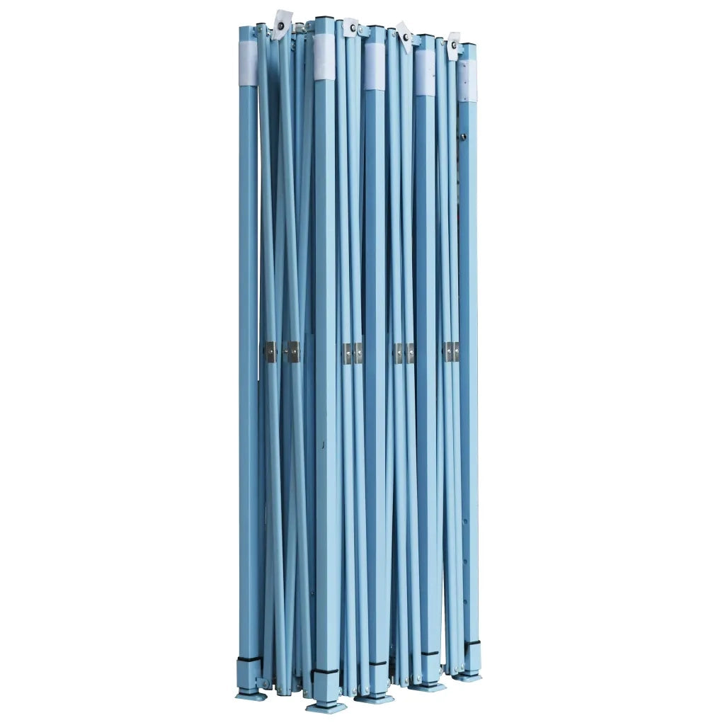 Gazebo Pieghevole Pop-Up 3x9 m Blu cod mxl 58144