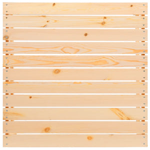 Set Divani da Giardino 3 pz con Cuscini Grigio Massello di Pino 806681