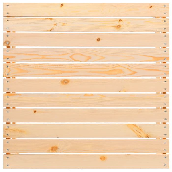 Set Divani da Giardino 3 pz con Cuscini Grigio Massello di Pino 806681