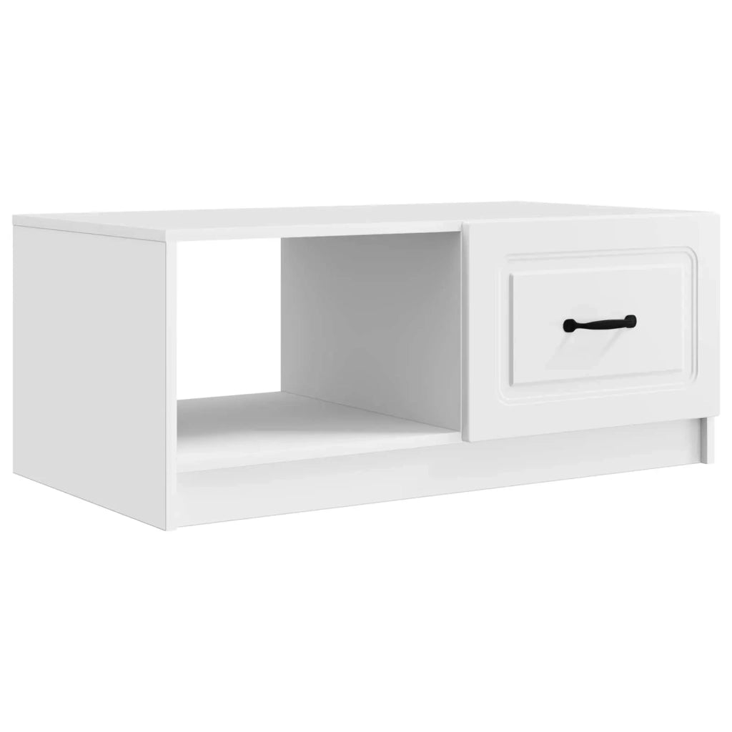 Tavolino da salotto Bianco 90 x 50 x 37 cm Legno ingegnerizzato 895875