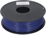 Filamento per stampa 3D - Spruzzante blu - PLA/Seta - Resistente/Elastico - 1,75mm - Compatibile con stampanti 3D - Impostazioni di stampa regolabili