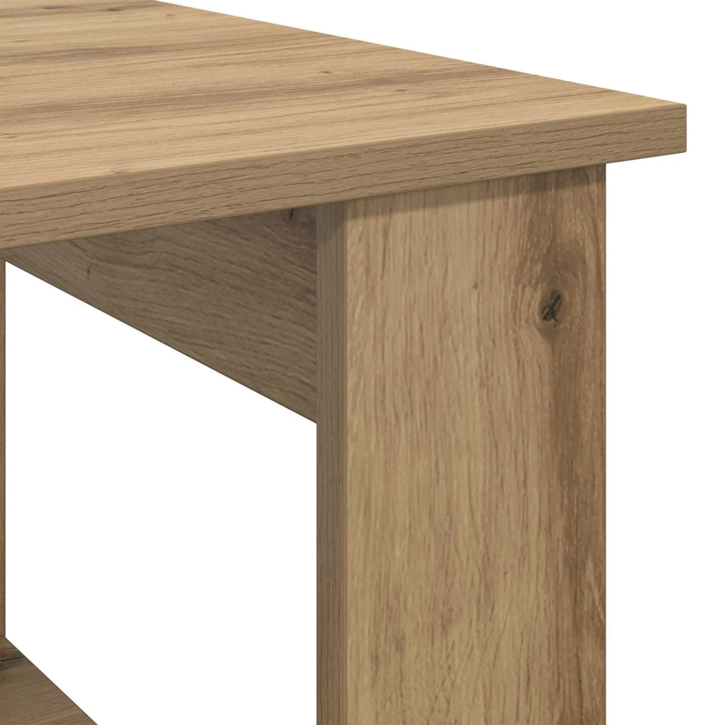 Tavolino da salotto Rovere artigianale 72 x 50 x 50 cm 8000195