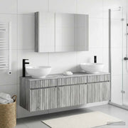 Set di Armadi da Bagno 4 pcs Sonoma grigio 103,5 x 15,5 x 70 cm 3406628