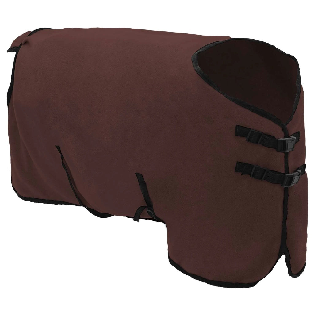 Coperta per Cavalli Marrone Scuro Completo 105 cm Poliestere CFW4344889