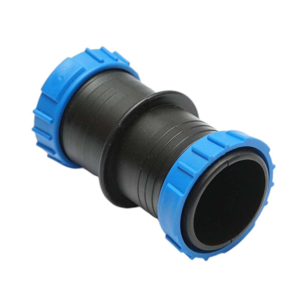 Connettore per tubo gocciolatore con anello 32x32mm per sistemi di irrigazione