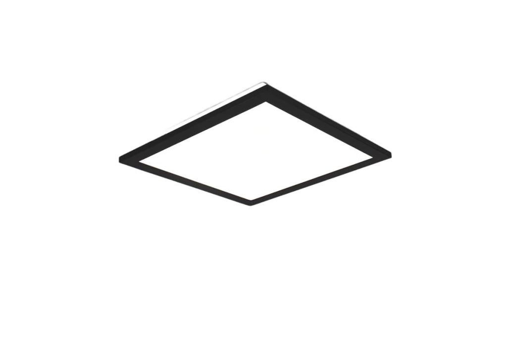 Plafoniera moderna quadrata LED 13W 29,5cm nera RL