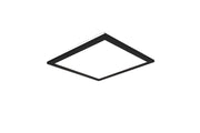 Plafoniera moderna quadrata LED 13W 29,5cm nera RL