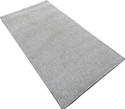 Tappeto in argento per camera da letto uso interno ed esterno - lungo corridoio cucina terrazza soggiorno ingresso - 60 x 150 cm