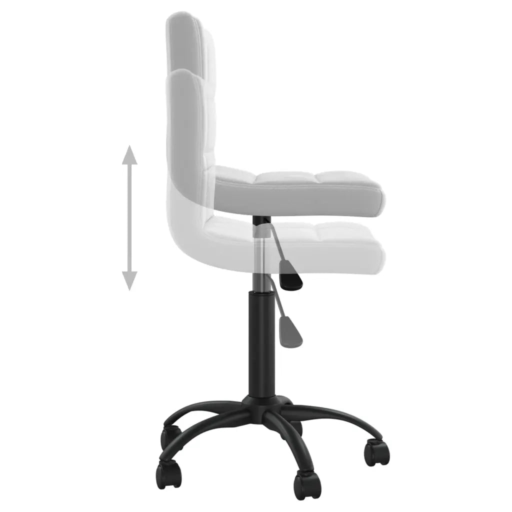 Sedia da Pranzo Girevole Grigio Chiaro in Velluto cod mxl 16748