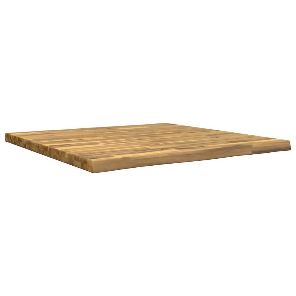 Piano del Tavolo Rettangolare 90 x 90 x 3,5 cm Quadrato Bianco 938646