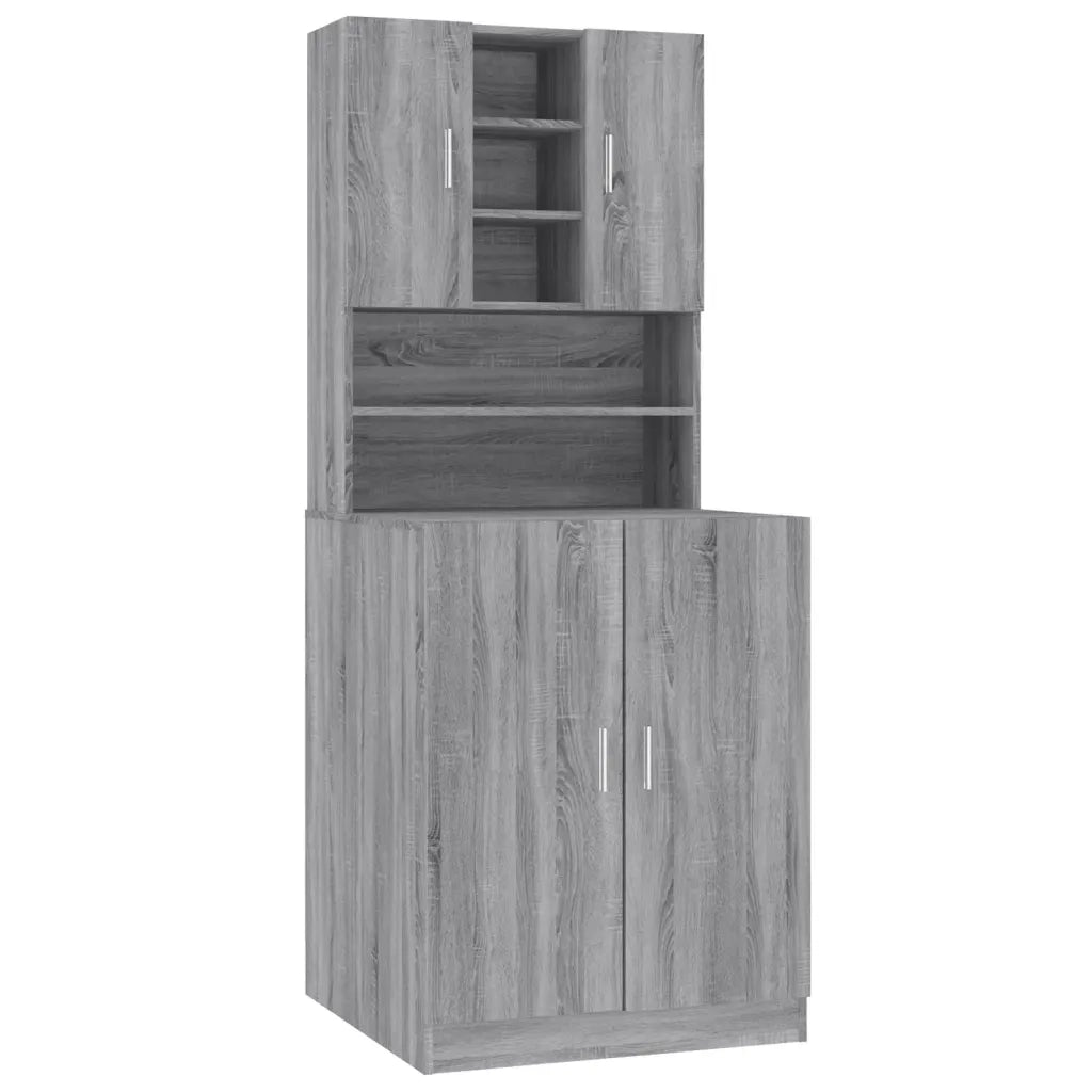 Mobile per Lavatrice Grigio Sonoma in Legno Multistrato CFW5961685