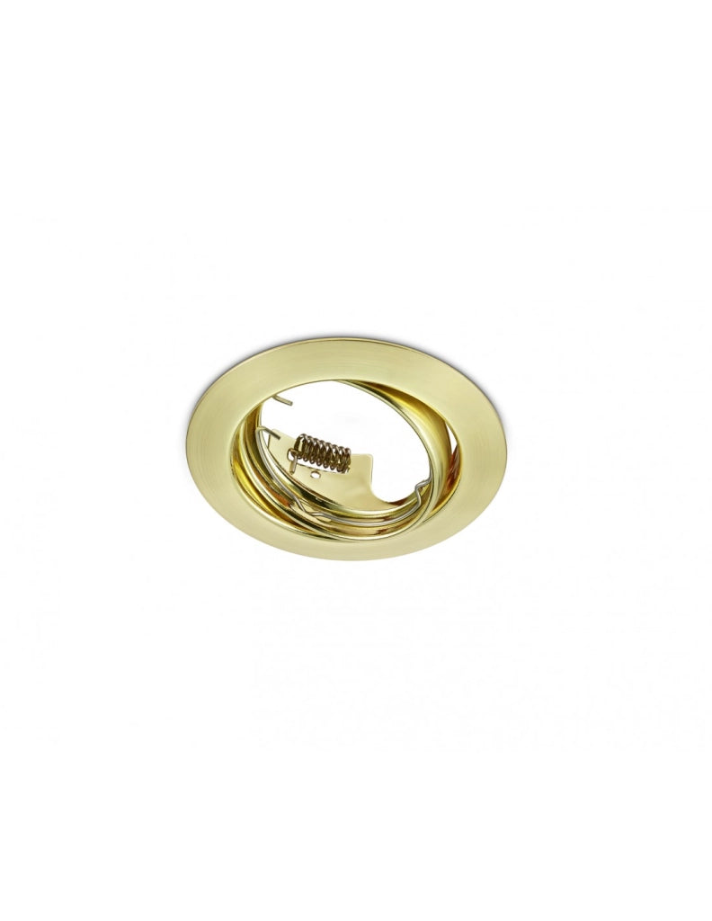 Faretto da Incasso Rotondo Jura 1xGU10 Ottone Ø8 cm Trio Lighting