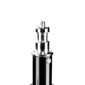 AIR 355 Set 2 stativi per luci regolabili in altezza fino a 355 cm, max 8 kg, Cavalletto fotografico in alluminio per foto e video