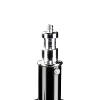 AIR 355 Set 2 stativi per luci regolabili in altezza fino a 355 cm, max 8 kg, Cavalletto fotografico in alluminio per foto e video