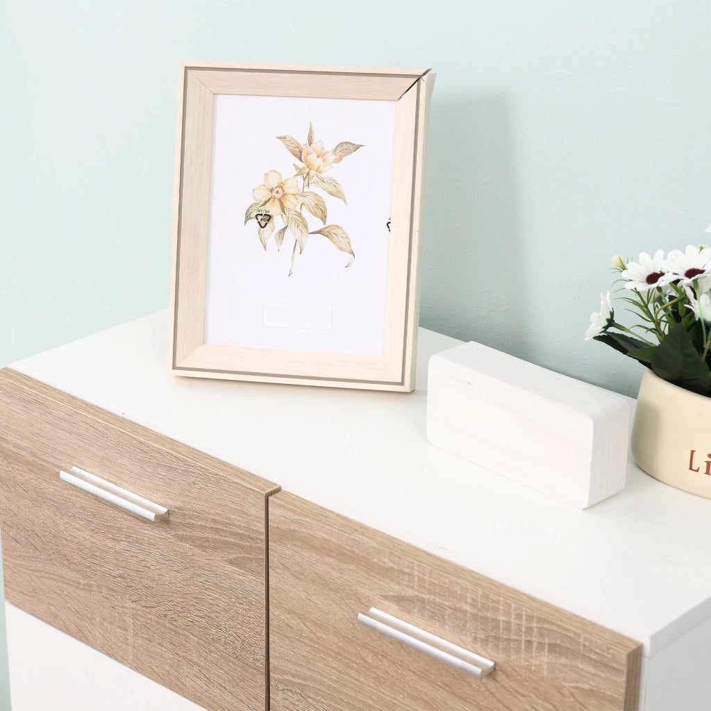Armadio da bagno con 2 ante e ripiani regolabili ¨C zephmum ¨C 60x30x85 cm bianco
