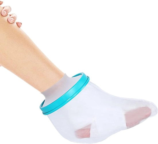 Protezione Idrorepellente per Gamba - Impermeabile per Gamba - Protezione per Gamba - Protezione per Piede - Impermeabilizzante per Piede (11"/28cm) - Ideale per la Doccia